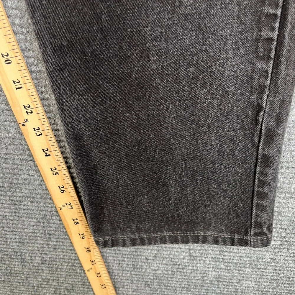 Vintage Y2K Levis 505 Jeans Mens 33x30 Regular Fit Faded Black Denim Casual Wear